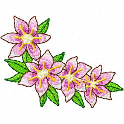Flowers Embroidery Design 7